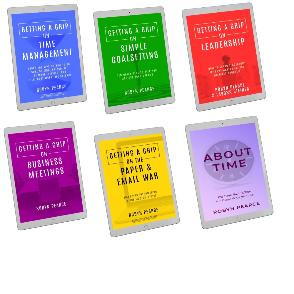 Business Productivity E-Book Bundle – Robyn Pearce